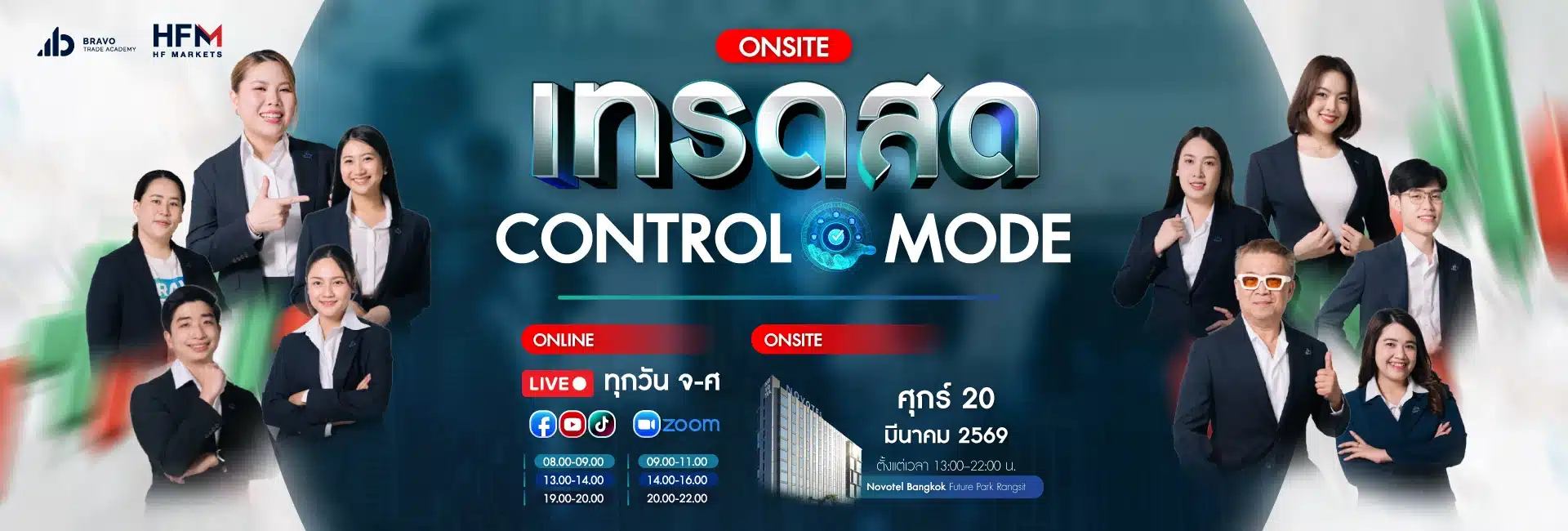 เทรดสด Bravo มีนาคม - Control Mode